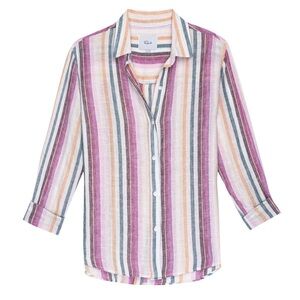 RAILS - Sydney Avila Stripe Button Down Linen Top